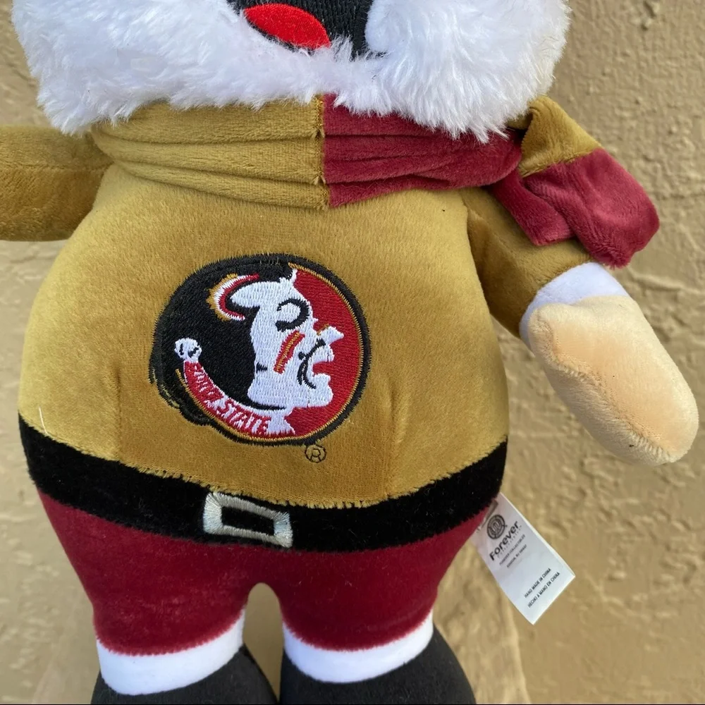 Forever Collectibles FSU Santa Gnome‎ Plush Florida State University